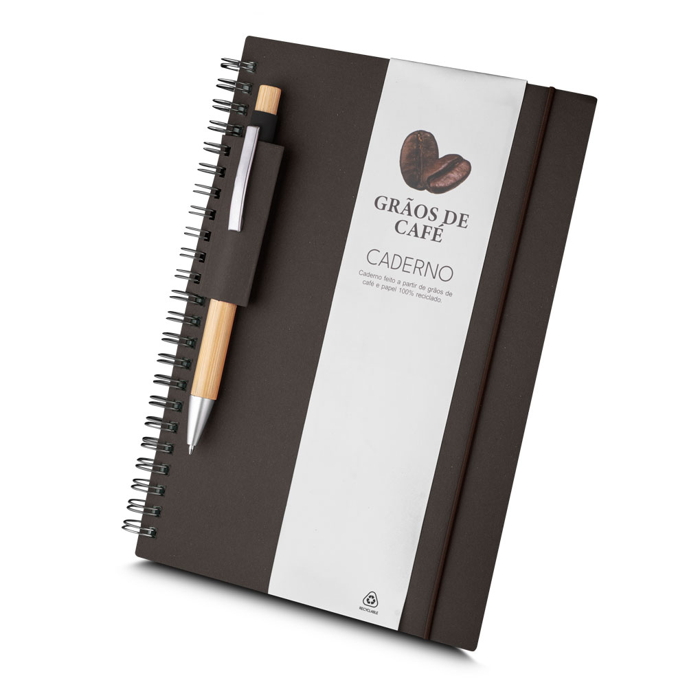 Caderno A5 Capa em Papel Reciclado
