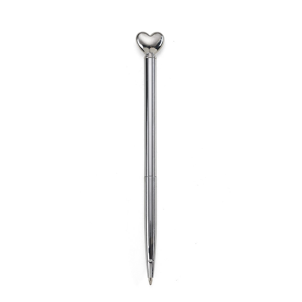 CANETA METAL CORAÇÃO 