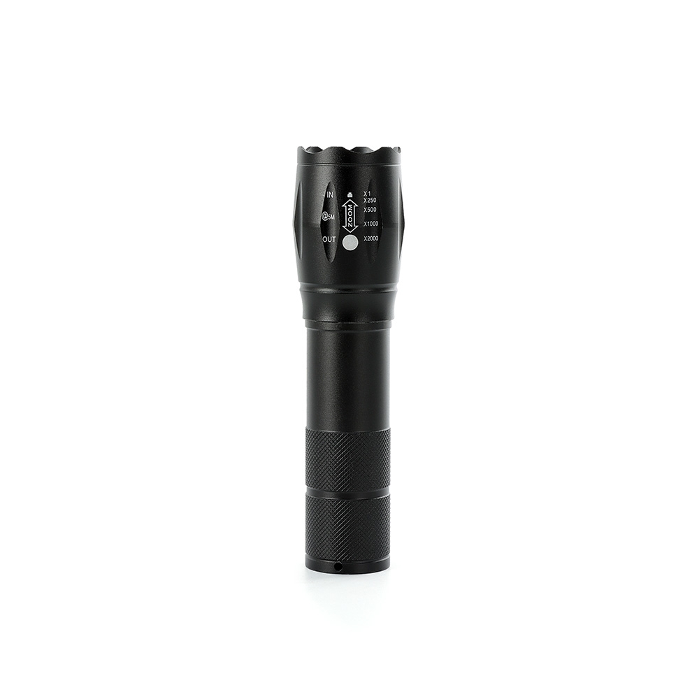 LANTERNA METAL RECARREGÁVEL "USB-V8"