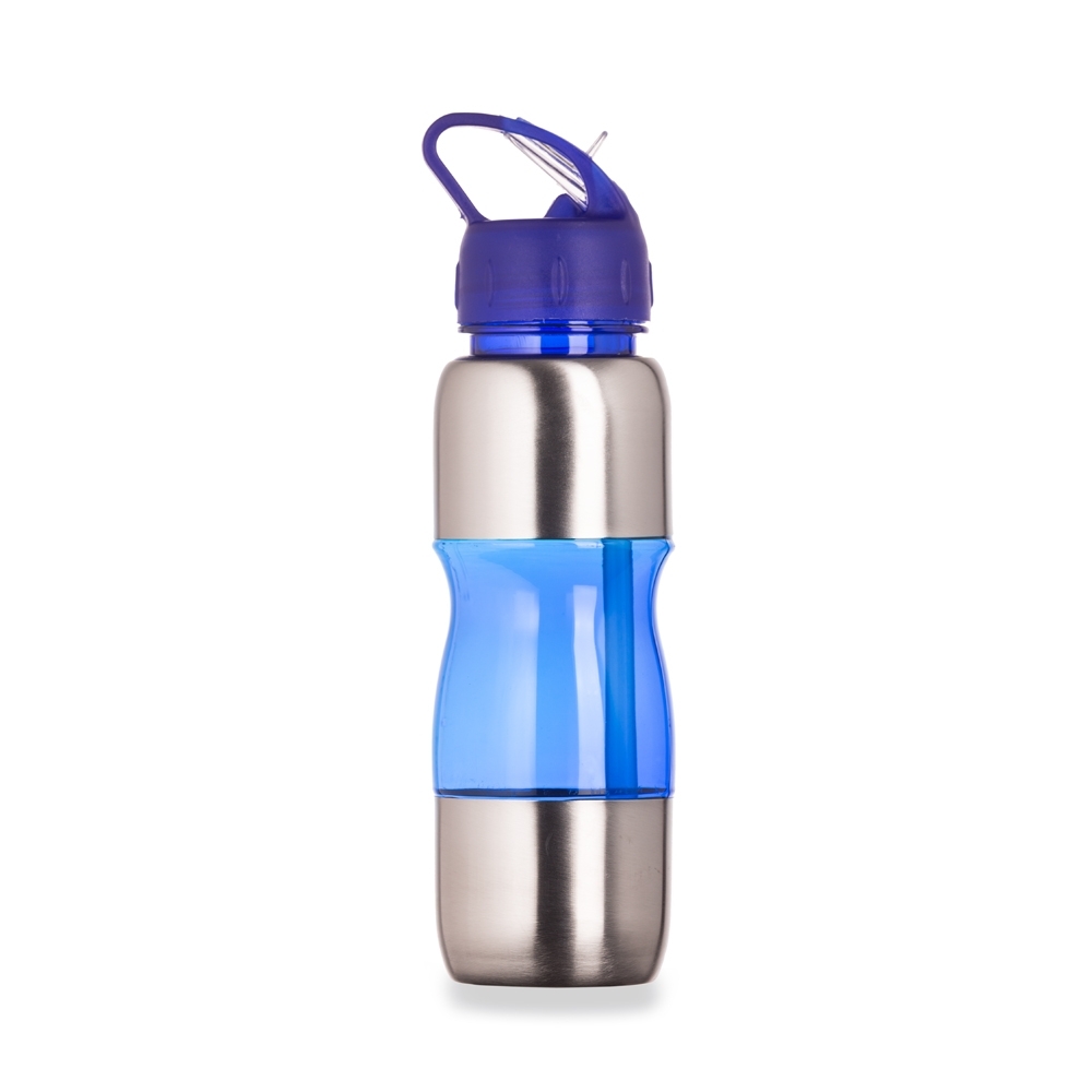 SQUEEZE PLASTICO C/ METAL 600ML